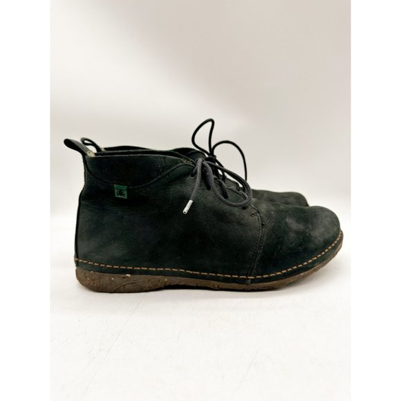 Shepherd of Sweden Leather Ankle Boots Lace Up Sheepskin Winter 9.5 - Picture 2 of 11